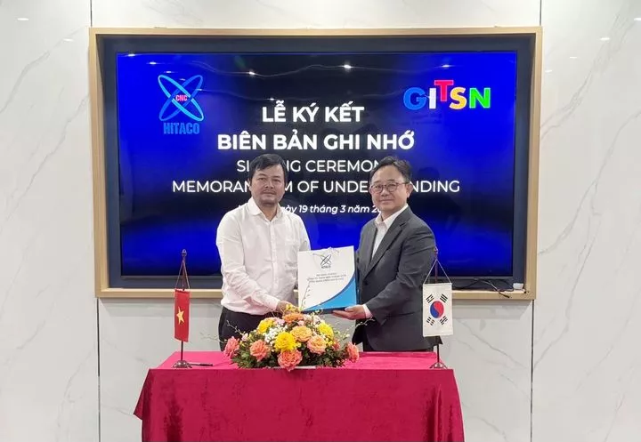 Hitaco và GITSN ký thỏa thuận hợp tác