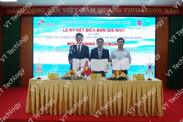 SK Ocean Plan ký hợp tác điện gió ngoài khơi với liên danh BaSon &amp; SREC
