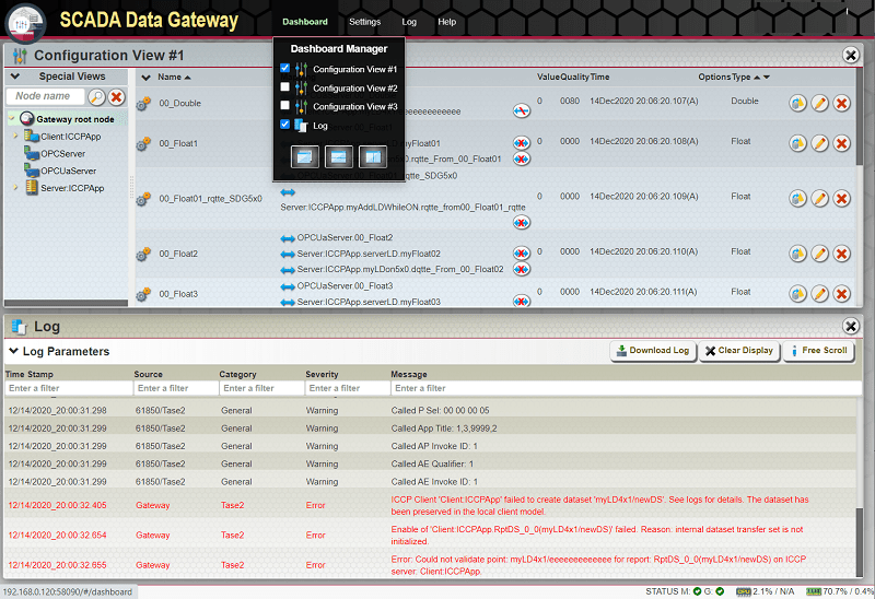 Scada gateway